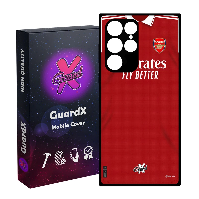 کاور گارد ایکس طرح آرسنال مدل Glass10467 مناسب برای گوشی موبایل سامسونگ Galaxy S23 Ultra