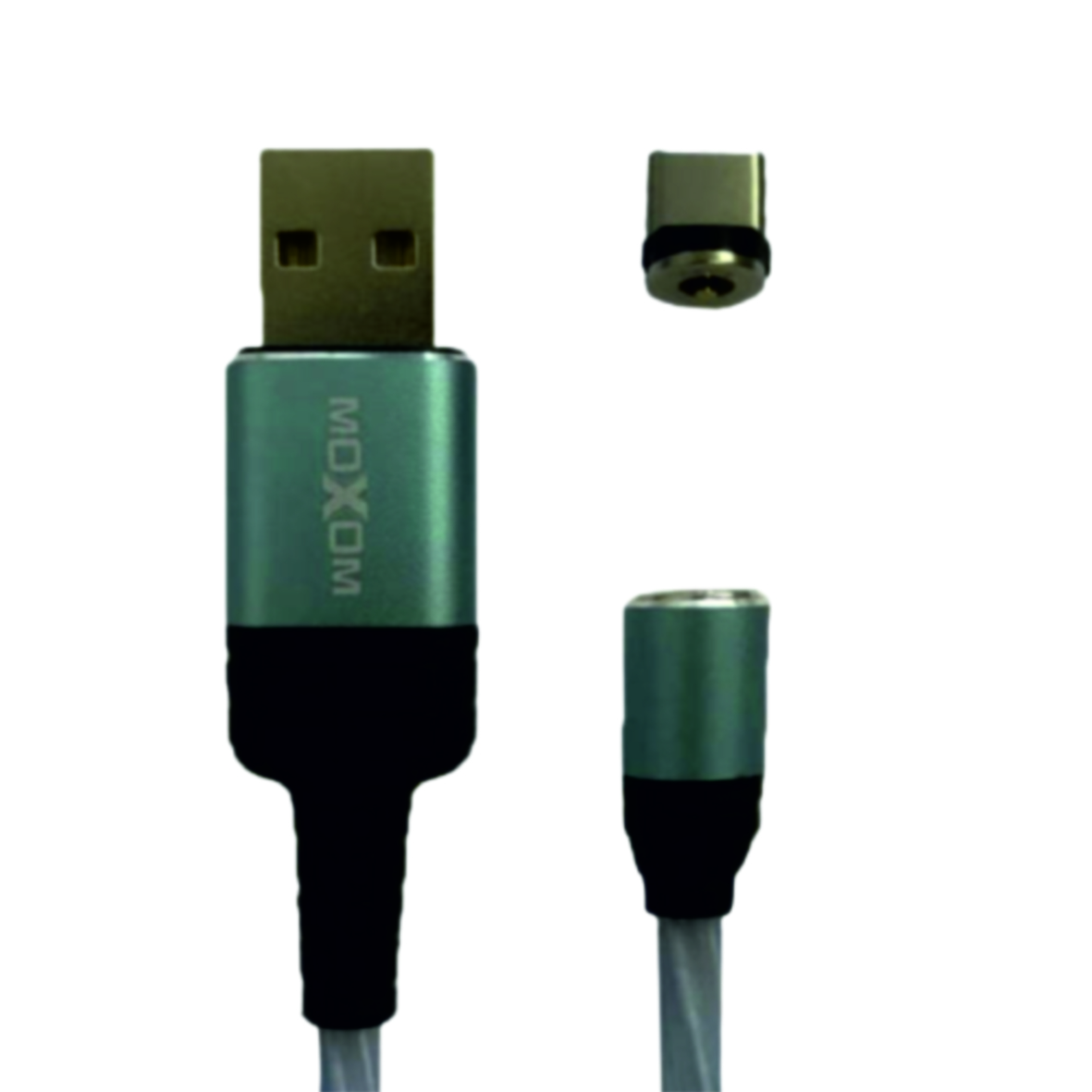 کابل تبدیل USB به micro USB موکسوم مدل CB67 Led light طول 1 متر