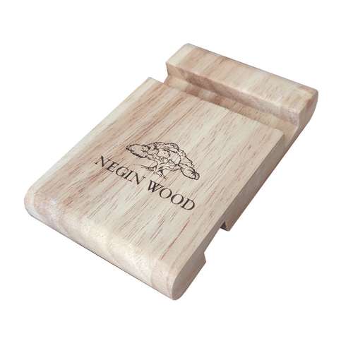 پایه نگهدارنده گوشی موبایل و تبلت نگین وود مدل چوبی کد 06