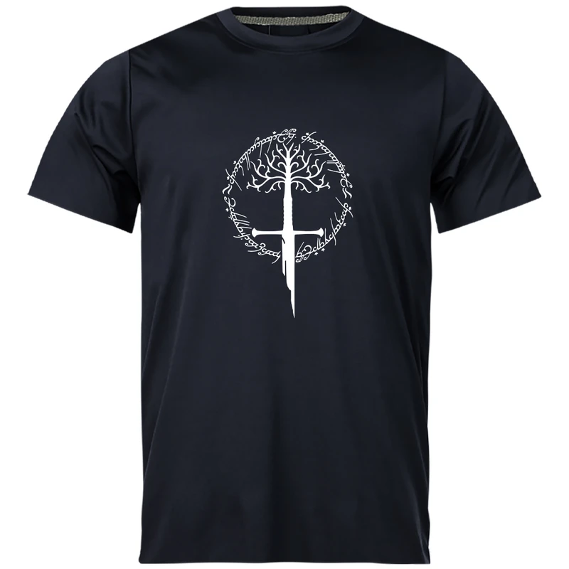 تی‌شرت آستین کوتاه مردانه مدل ارباب حلقه ها 197