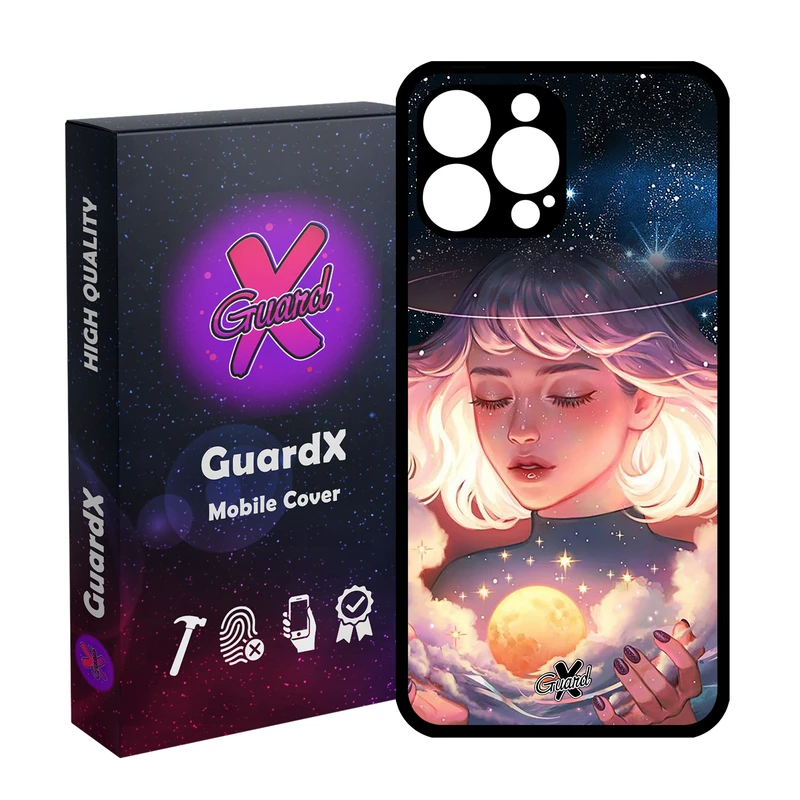 کاور گارد ایکس طرح Girl مدل Glass10059 مناسب برای گوشی موبایل اپل iPhone 13 Pro Max