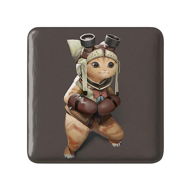 پیکسل خندالو طرح بازی شکارچی هیولا (Monster Hunter) مدل مربعی کد 33272