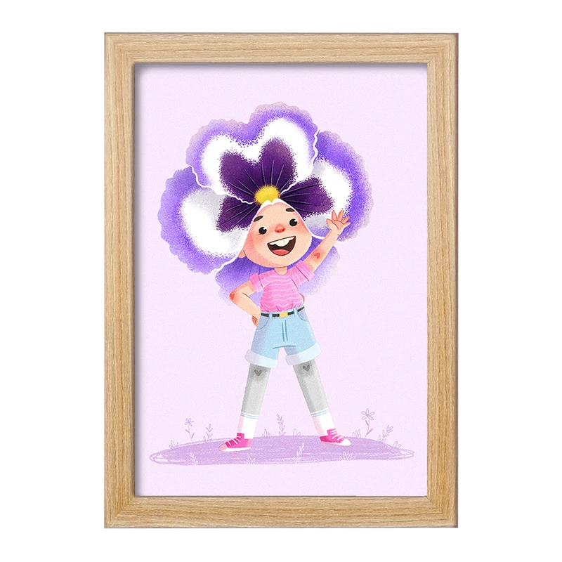 تابلو خندالو مدل دخترانه فانتزی کد 25724