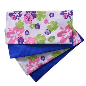 دستمال آشپزخانه مدل گلدار مجموعه 4 عددی