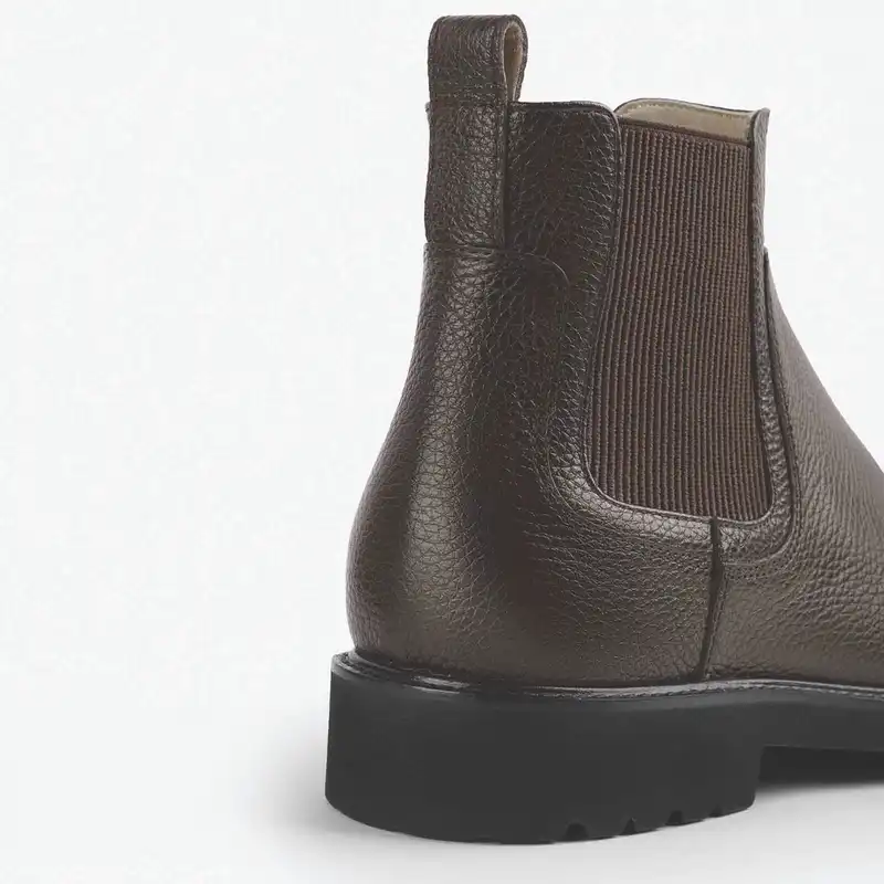 نیم بوت مردانه کروم مدل چرم چلسی 2322010