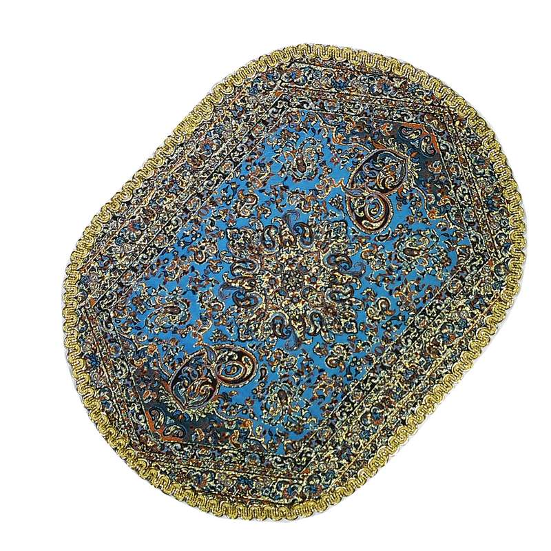 رومیزی ترمه مدل ترنج کد BZBL45-30