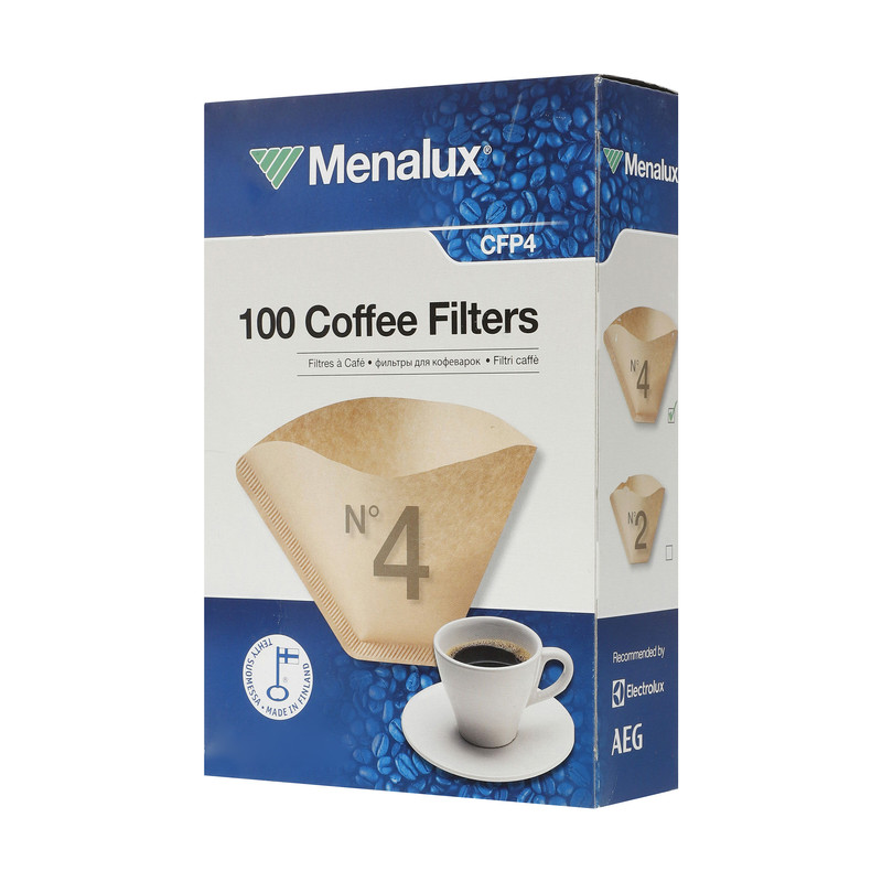 فیلتر قهوه منالوکس مدل کاغذی یکبار مصرف بسته 100 عددی