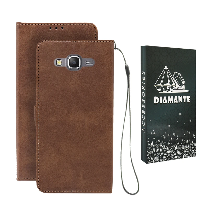 کیف کلاسوری دیامانته مدل Band Bk مناسب برای گوشی موبایل سامسونگ Galaxy J3 2015