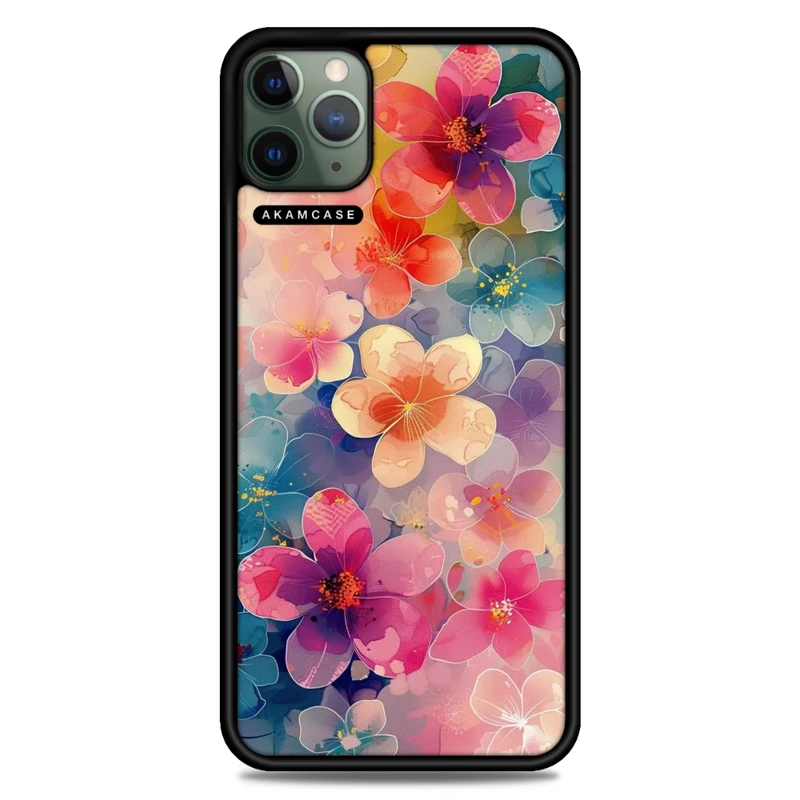 کاور آکام مدل AMC-WA11PROMAX-FLOWERS-42 مناسب برای گوشی موبایل اپل iPhone 11 Pro Max