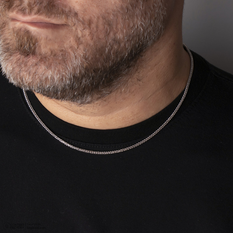 زنجیر میرو طلا 18 عیار مردانه وی گالری مدل NC3589-1