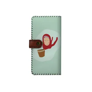 کیف پول چرمی ترمه طراحان ایده مدل بنددار کد hnn002
