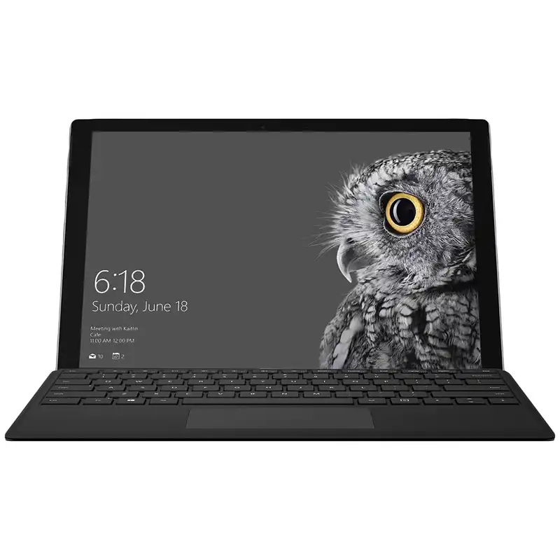 تبلت مایکروسافت مدل Surface Pro 2017 - B به همراه کیبورد Black Type Cover