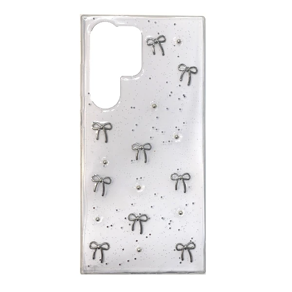 کاور طرح پاپیونی اکلیل دار مناسب برای گوشی موبایل سامسونگ Galaxy S23 ULTRA