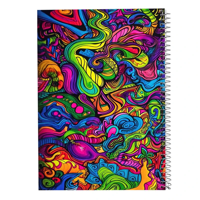 دفتر ژورنال نویسی 50 برگ مدوپد مدل نقطه ای طرح اشکال فانتزی کد DF16309