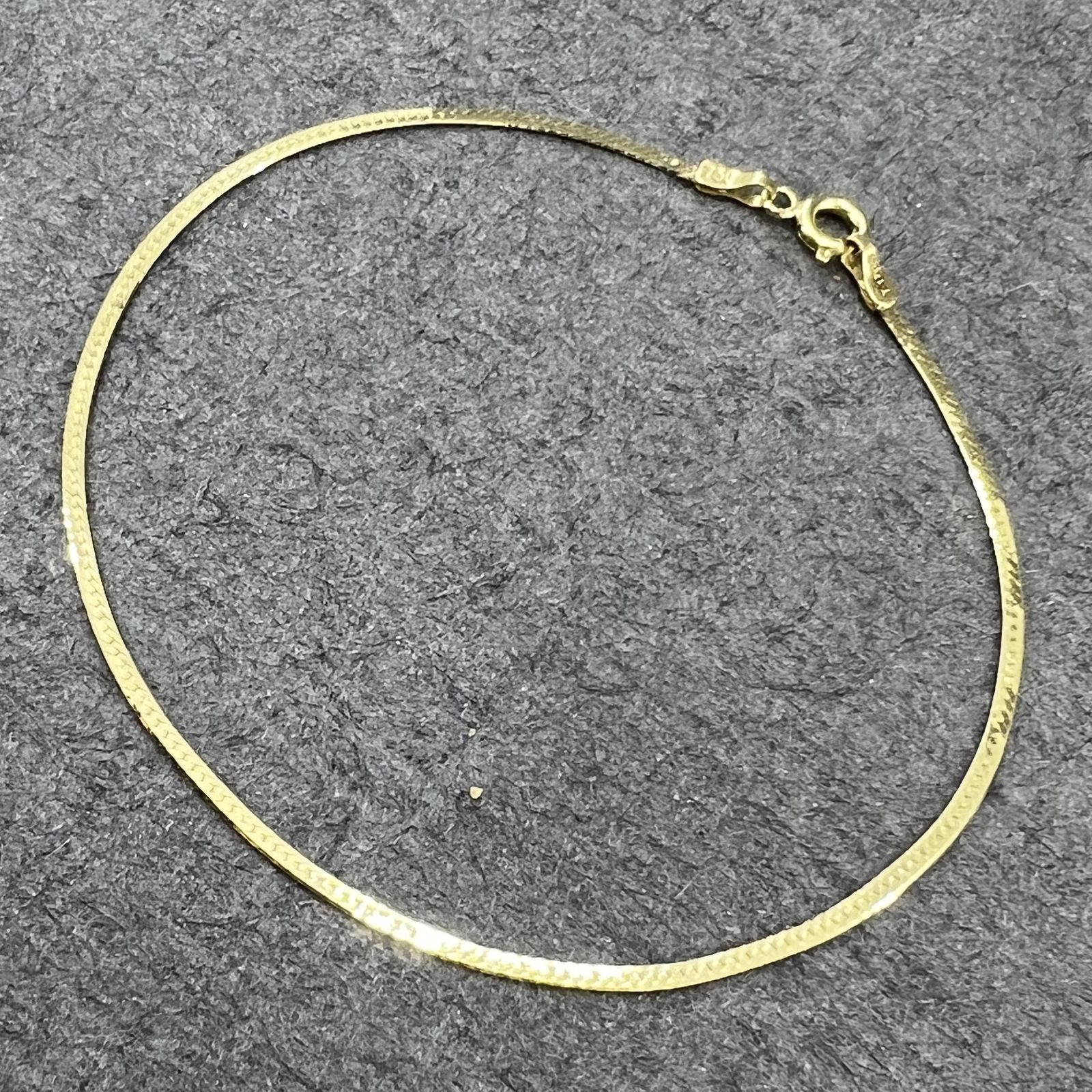 دستبند طلا 18 عیار زنانه دوست خوب مدل هرینگبون کد dk080 -  - 3