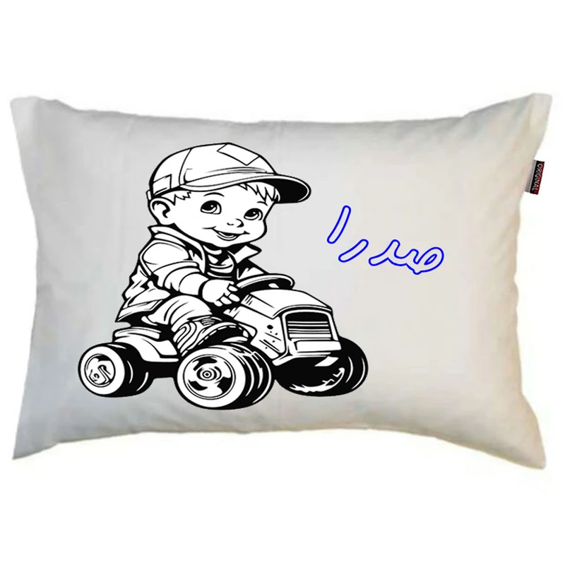 بالش ناریکو مدل کودک طرح پسرانه اسم صدرا کد 0444