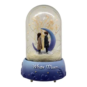 گوی موزیکال مدل Love & white moon کد B3308