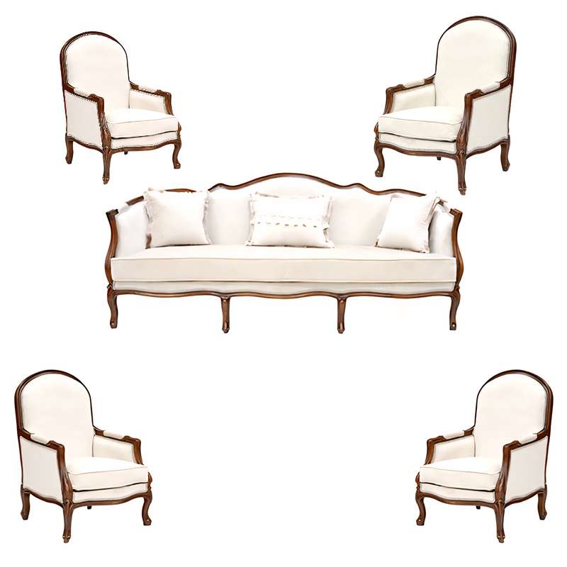 مبل کلاسیک 7 نفره مدل کویین