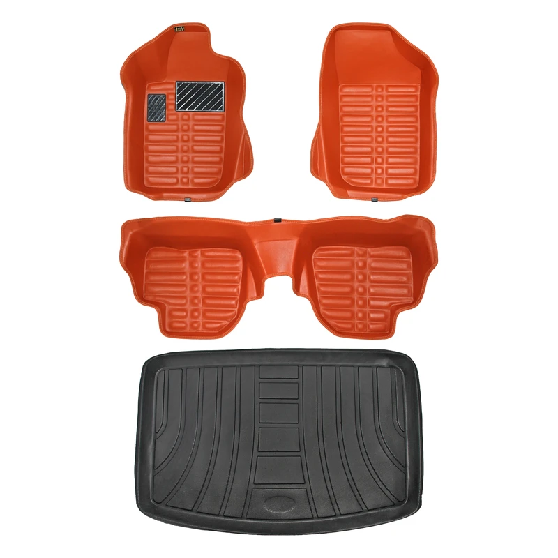    کفپوش پنج بعدی خودرو پانیذ مدل EVA مناسب برای پژو 207 به همراه کفپوش صندوق