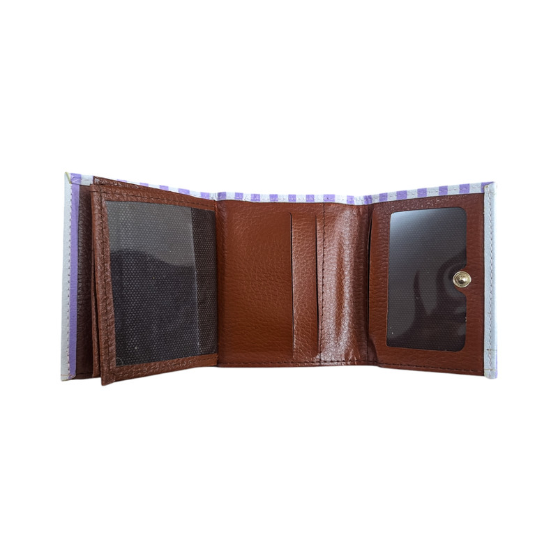 کیف پول زنانه مدل جغد راه راه