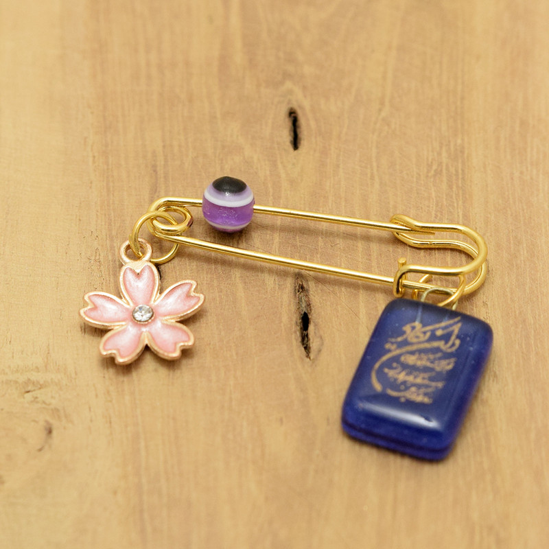 سنجاق سینه دخترانه مدل چشم نظر P3 سنجاق سینه دخترانه مدل چشم نظر P3