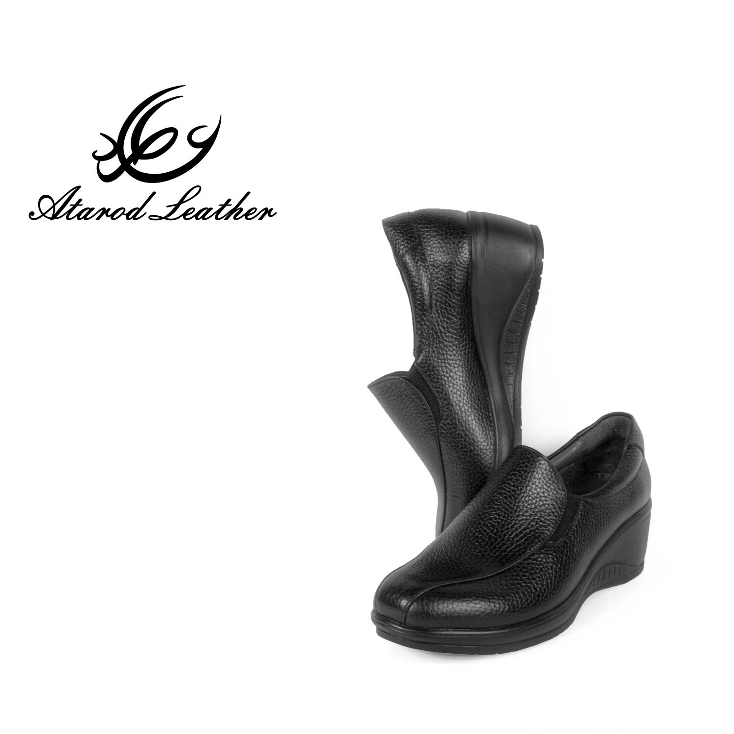 کفش روزمره زنانه چرم عطارد مدل چرم طبیعی کد SH192 -  - 5