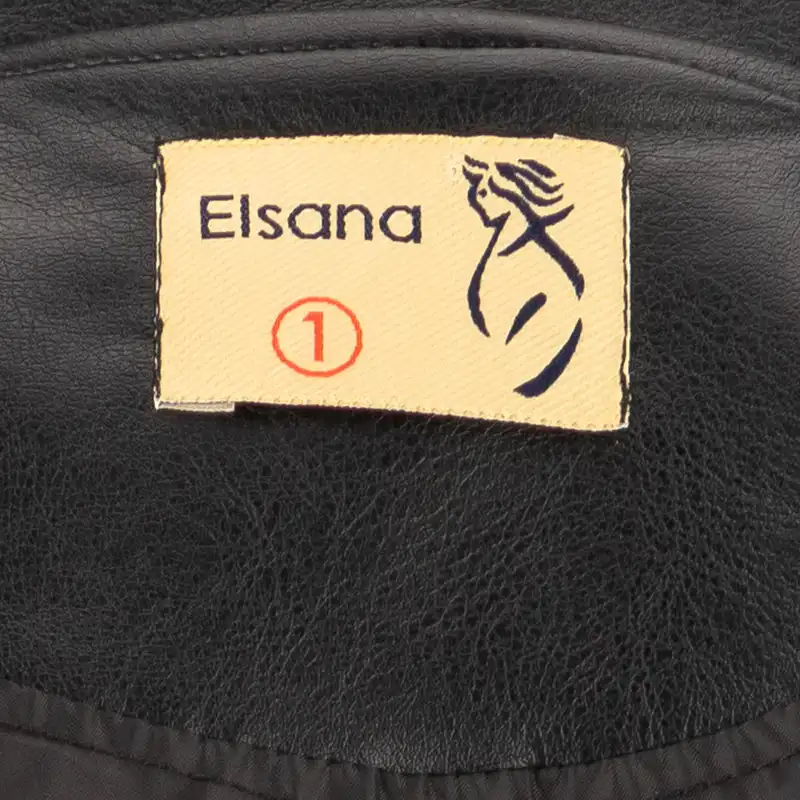 کت چرم زنانه السانا مدل دیلان کد 156201