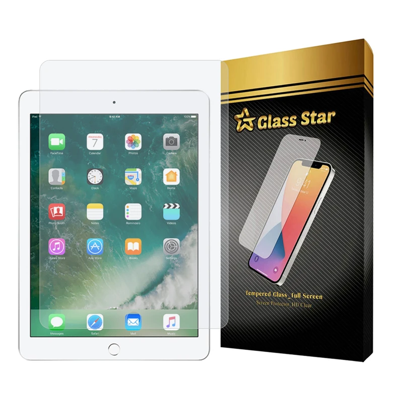  محافظ صفحه نمایش ساده گلس استار مدل TABLETS10 مناسب برای تبلت اپل iPad 5 / iPad 9.7 2017 / iPad 9.7 2018