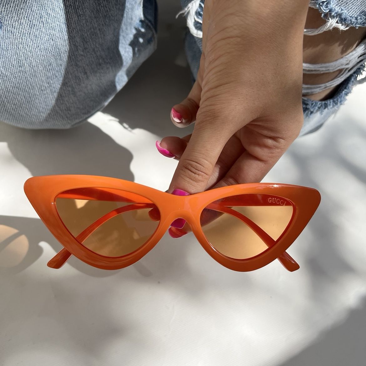 عینک آفتابی زنانه مدل گربه ای 112 -  - 2