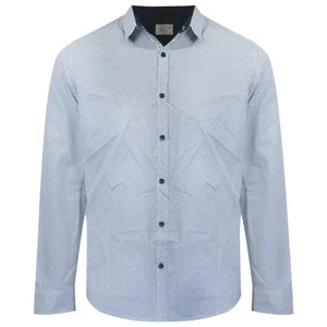 پیراهن آستین بلند مردانه جین پاسکال مدل X6