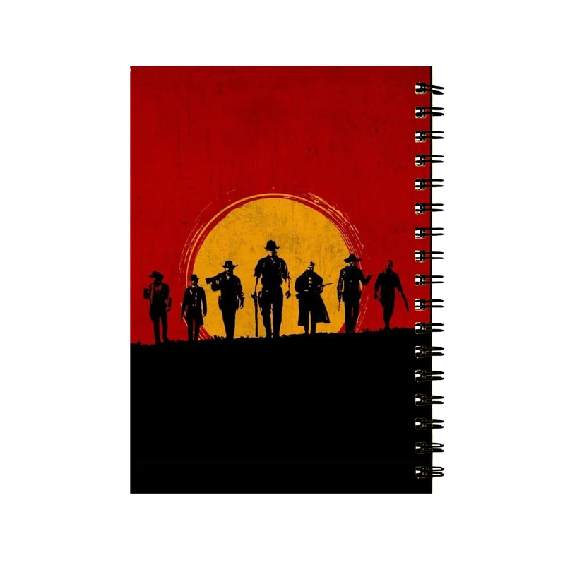 دفتر مشق 50 برگ طرح red dead کد 78