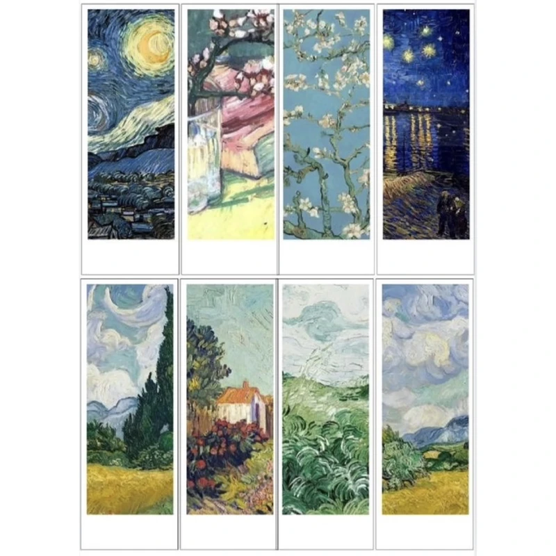 نشانگر کتاب طرح هنری کد N05 بسته هشت عددی