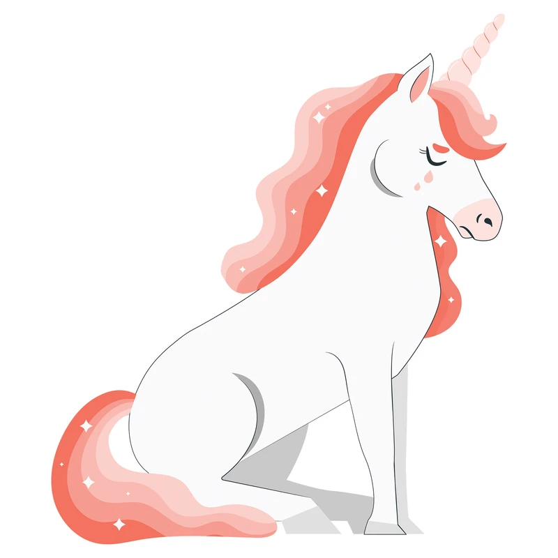 استیکر پارچه و لباس مدل dtf طرح یونیکورن کد H20.430 مجموعه 3 عددی