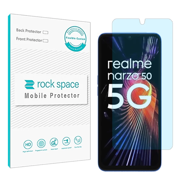 محافظ صفحه نمایش آنتی بلو راک اسپیس کد BLU مناسب برای گوشی موبایل ریلمی Narzo 50 5G