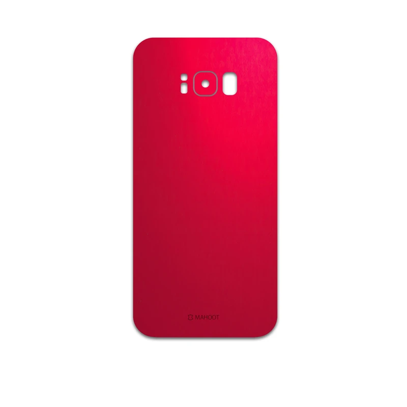 برچسب پوششی ماهوت مدل Matte-Warm-Red مناسب برای گوشی موبایل سامسونگ Galaxy S8 Plus