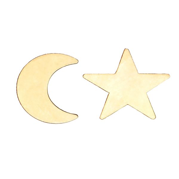 گوشواره دخترانه مدل ماه و ستاره