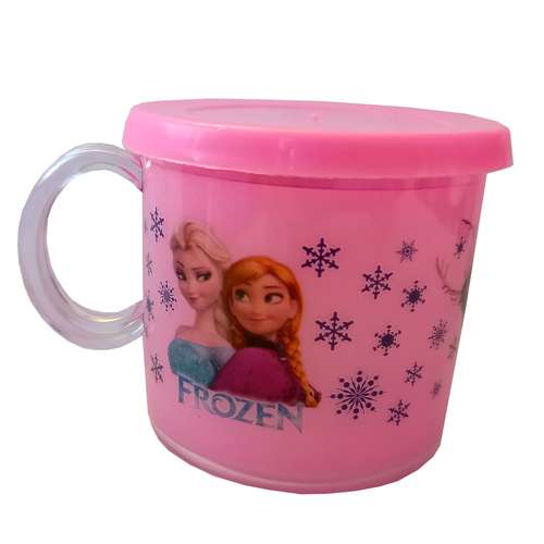 لیوان کودک مدل درب دار کد Frozen-Christal-3