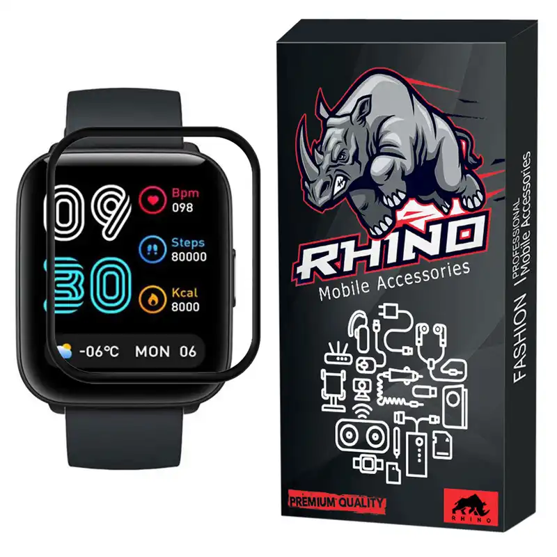 محافظ صفحه نمایش راینو مدل PMMA مناسب برای ساعت هوشمند میبرو C2