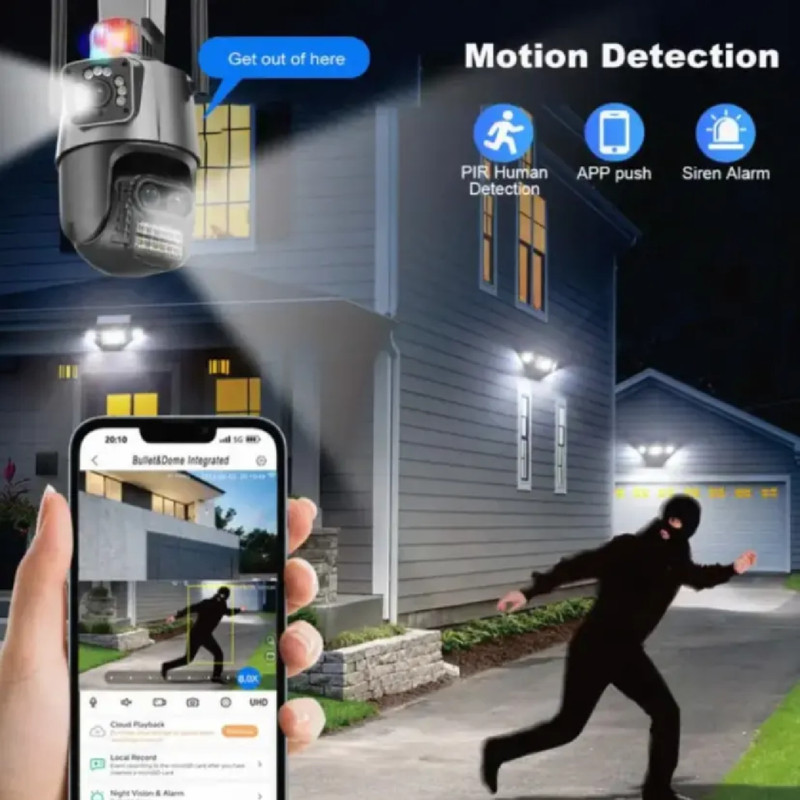 دوربین مداربسته تحت شبکه مدل سیم کارتی CXY-01 4g