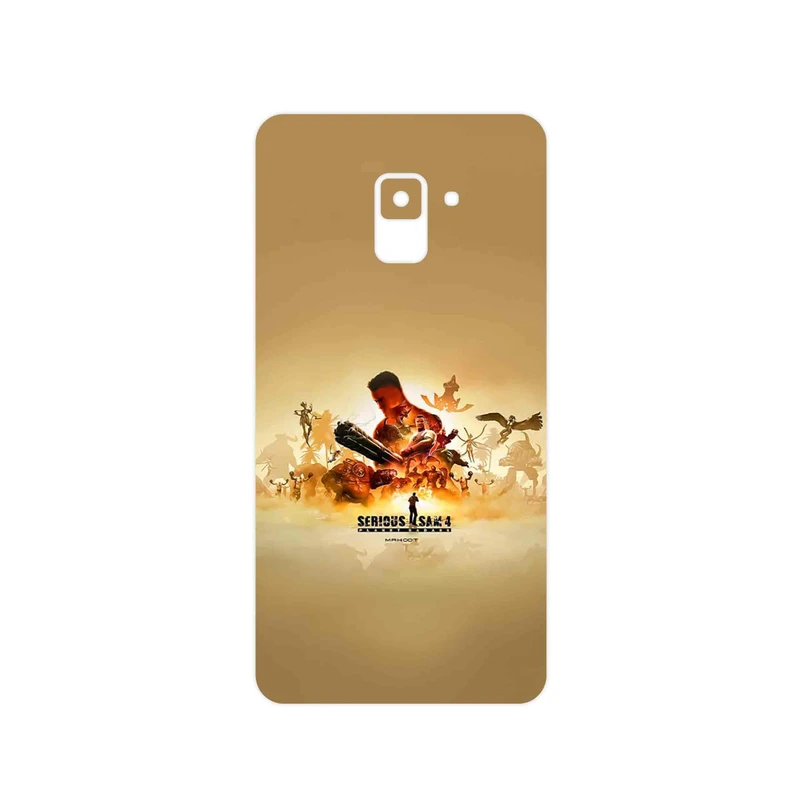 برچسب پوششی ماهوت مدل Serious Sam Game Series مناسب برای گوشی موبایل سامسونگ Galaxy A8 Plus 2018