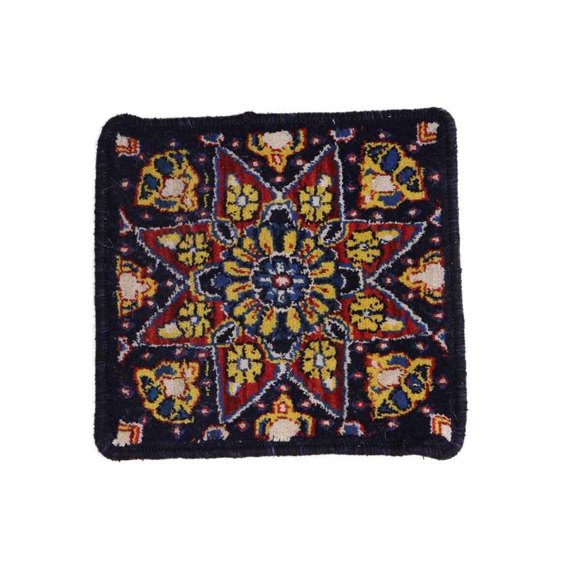 فرش دستبافت نیم متری مدل روصندلی هشت ضلعی