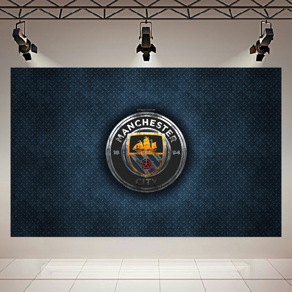 پوستر طرح پرچم مدل باشگاه منچستر سیتی کد AR23160