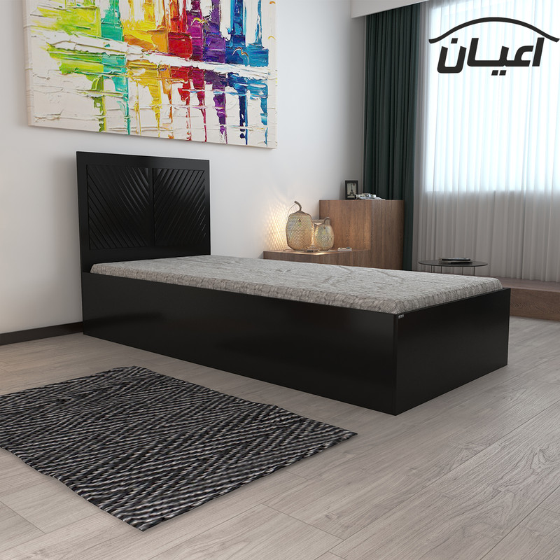 تخت خواب یکنفره اعیان مدل FH422 سایز 90x200 سانتی متر تخت خواب یکنفره اعیان مدل FH422 سایز 90x200 سانتی متر