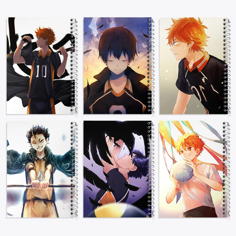 دفتر مشق 100 برگ خندالو طرح انیمه آبشار سرنوشت کد 673 مجموعه 6 عددی