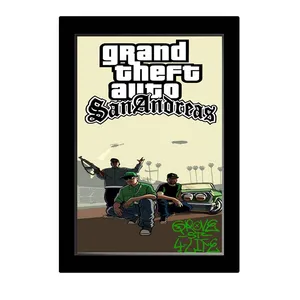تابلو طرح بازی جی‌تی‌ای مدل GTA