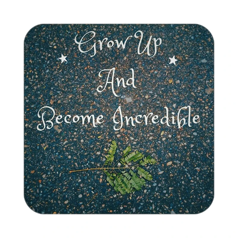 زیر لیوانی کاکتی طرح جملات انگیزشی و مثبت مدل mp24581