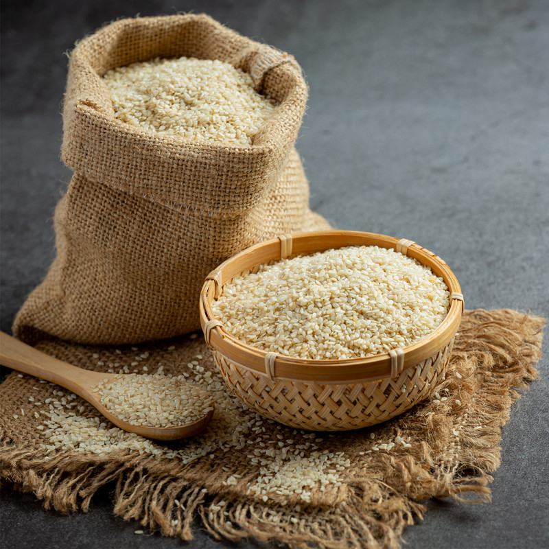 کنجد سفید دهکده سبز سلامت - 300 گرم