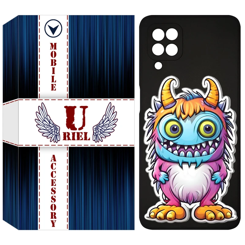 کاور یوریل مدل KSH کد 50 طرح میکروب مناسب برای گوشی موبایل سامسونگ Galaxy A22 4G / M32 4G / M22 4G