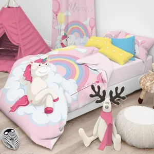 سرویس خواب 1 نفر 4 تکه مدل رنگین کمان کد 285