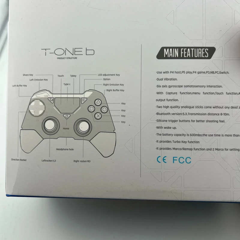 عکس شماره 24 : دسته بازی بی سیم مخصوص پلی استیشن 4 مدل t-1b